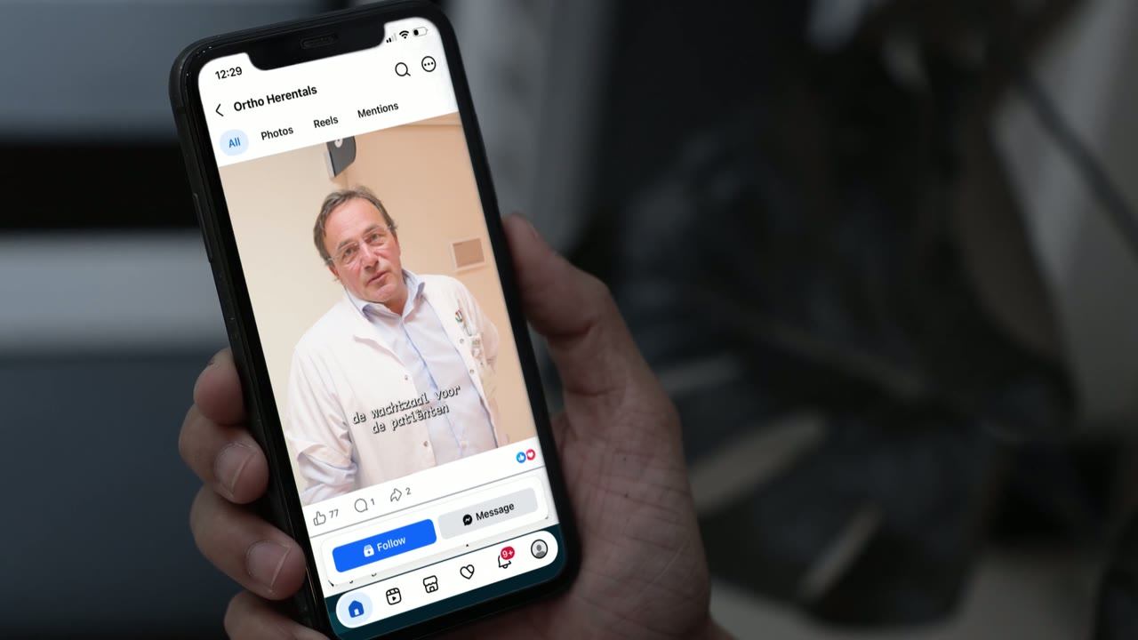 Fragment uit onze social media reel
