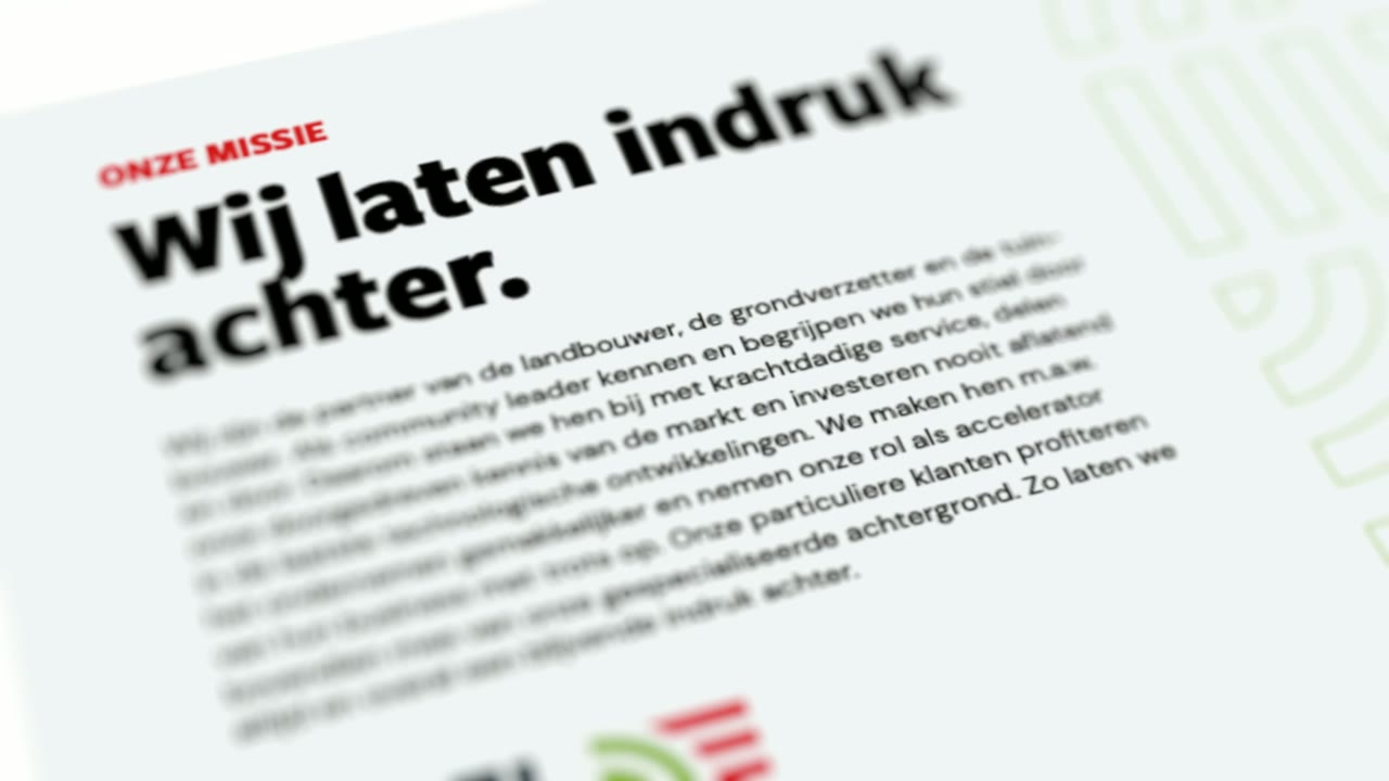 Fragment uit onze brand strategy reel